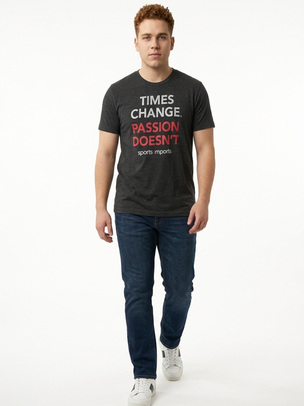 Homage Times Change Passion Doesn't Men's L Graphic Short Sleeve Tee Shirt